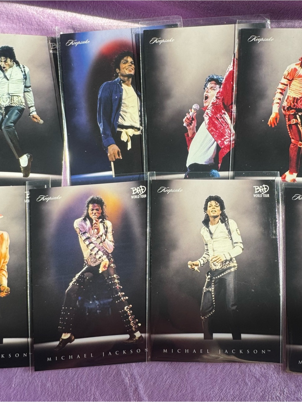 2025 Michael Jackson bad world tour card